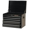 5 Drawer Top Chests (No. of Drawers : 5, Slide Type : Ball-Bearing, Color : Black)