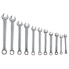 11 Piece Combination Wrench Sets (Opening Size : 6 mm, 7 mm, 8 mm, 9 mm, 10 mm, 11 mm, 12 mm, 13 mm, 14 mm, 15 mm, 16 mm, Opening Type : Open/Box, Includes : Pouch)