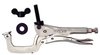 Locking C-Clamps with Regular Tips (Packing Type : Carded, Overall Length : 9 in, Jaw Opening : 0 in [Min], 4 1/2 in [Max])