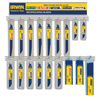 36-Piece Recip Merchandiser (Depth : 7 in, Height : 18 in, Includes : (2) Recip 12 in 10/14TPI 5-Pk, (2) Recip 12 in 6TPI 5-Pk, (2) Recip 4 in 14TPI 5-Pk, (2) Recip 4 in 18TPI 5-Pk, (4) Recip 6 in 6TPI 5-Pk, (2) Recip 6 in 6TPI 25-Pk, (2) Recip 6 in 10TPI 5-Pk, (2) Recip 6 in 14TPI 5-Pk, (2) Recip 6 in 18TPI)