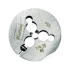 High Carbon Steel Adjustable Round Fractional Dies (Thread Size : 1/4 in, Threads Per Inch : 28, Thread Standard : NF)