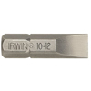 Slotted Insert Bits (Drive Size : 1/4 in (hex), Overall Length : 1 in, Packing Type : Bulk)