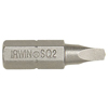 Square Recess Insert Bits (Quantity : 25 Bits per Pack, Drive Size : 1/4 in (hex), Operating Type : Hand Tool)