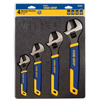 4 Pc. Adjustable Wrench Sets (Includes : Storage Tray, 6, 8, 10 12 in. Adjustable Wrenches, Wt. : 4 1/2 lb)