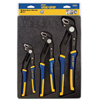 3 Pc. GrooveLock Pliers Sets (Includes : Storage Tray)