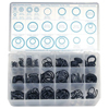 Metric O-Ring Assortments (Includes : (10) 2.5mm Body, 17mm, (10) 2.5mm Body, 19mm, (10) 2mm Body, 14mm, (10) 2mm Body, 20mm, (10) 3mm Body, 25mm, (10) 3mm Body, 27mm, (10) 3mm Body, 28mm, (10) 3mm Body, 30mm, (15) 2.5mm Body 16mm, (15) 2.5mm Body, 10mm, (15) 2.5mm Body, 12mm,, Material : Buna-N, Quantity : 350 per set)