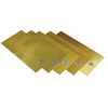 Brass Shim Flat Sheets (Width : 6 in, Length : 25 in, Thickness : 0.0120 in)