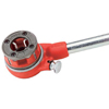Enclosed Ratchet Threader Sets (Capacity : 1/2 in (NPT) [Min], 1 1/4 in (NPT) [Max], Includes : Die Heads, Alloy Dies, Ratchet Assembly, Weight : 16 lb)