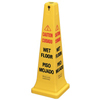 Safety Cones (Depicted Text : Caution, Color : Yellow, Height : 36 in)