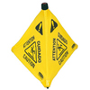 Floor Safety Signs (Depicted Text : Caution (Multi-Lingual), Wet Floor Symbol, Color : Yellow, Width : 21 in)
