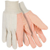 Dotted Canvas Gloves (Quantity : 12 Pairs)