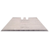 1992� Heavy Duty Utility Blades (Length : 2 7/16 in, Bar Thickness : 0.025 in, Blade Shape : Trapezoid)
