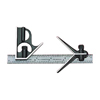 33J Series Junior Combination Squares (Blade Length : 6 in, Beam Material : Forged Hardened Steel, Graduation(s) : No. 4R - 8ths, 16ths, Quick Reading 32nds, 64ths)