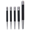 Center Punch Sets (Tip Size : 1/16 in, 5/64 in, 3/32 in, 1/8 in, 5/32 in, Includes : Plastic Case, Stock Shape : Round)