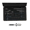 124 Series Solid-Rod Inside Micrometer Sets (Range : 2 in [Min], 8 in [Max], Display Type : Vernier, Includes : (6) Measuring Rods, (1) 1/2 in. Head, Case)