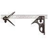 33HC Series Combination Squares (Blade Length : 12 in, Beam Material : Forged Hardened Steel, Graduation(s) : No. 4R - 8ths, 16ths, Quick Reading 32nds, 64ths)