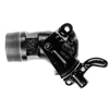 Short Handle Faucets (Inlet Size : 1 1/2 in (NPT), Body Material : Cast Iron, Finish : Black Enamel)