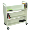 Carts+&+Stands: Luxor - Heavy-Duty Steel Book Truck with 6 Shelves
