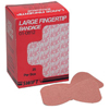Heavy Woven Adhesive Bandages (Material : Fabric, Type : Large Fingertip, Quantity : 25 per box)