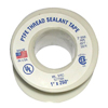 Thread Sealant Tapes (Width : 1/2 in, Length : 260 in, Color : White)