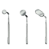 Pocket Telescoping Inspection Mirrors (Shape : Round, Mirror/Magnifier Size : 7/8 in Dia., Length : 4 1/2 in [Min], 18 in [Max])