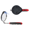 Lighted Inspection Mirrors (Shape : Round, Mirror/Magnifier Size : 3-3/8 in Dia., Bulb Type : (3) LED s)