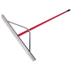 Landscape Rakes (Tine Shape : Straight, Head Width : 30 in, Handle Length : 66 in)