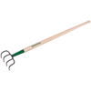 Cultivators & Hooks (No. of Tines : 4, Tine Shape : Curved, Round, Head Width : 4 3/4 in)