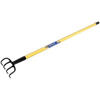Cultivators & Hooks (No. of Tines : 4, Tine Shape : Curved, Round, Head Width : 5 in)