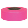 Flagging Ribbons (Color : Pink Glo, Width : 1 3/16 in, Length : 50 yd)