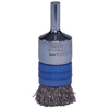Banded Crimped Wire End Brushes (Wire Material : Steel, Diameter : 1/2 in, Wire Size : 0.0060 in)