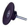 Plastic Button Style Back-Up Pads (Diameter : 2 in, Speed : 25000 rpm [Max], Stem Diam : 1/4 in)