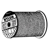 Solid Braid Ropes (Dia. : 1/8 in, Length : 1000 ft, Material : Nylon (Polyamide))