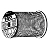 Monofilament Twisted Yellow Poly Ropes (Dia. : 1/2 in, Length : 600 ft, Material : Polypropylene)