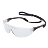 Millennia Sport Protective Eyewear (Frame Color : Black, Lens Tint : Clear, Lens Coating/Shade : Fog-Ban Anti-Fog)