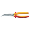 Insulated Bent Nose Pliers (Overall Length : 8 in, Cable/Wire Size : 8 AWG [Max], Jaw Shape : Half Round)