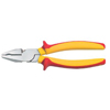 Insulated High Leverage Combination Pliers (Overall Length : 9 in, Jaw Type : Serrated, Material : C 60 Tool Steel)