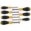Hollow Shaft Nut Driver Sets (Opening Size : 3/16 in, 1/4 in, 5/16 in, 11/32 in, 3/8 in, 7/16 in, 1/2 in, Opening Type : Hex, Shank Type : Hollow)