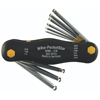 MagicRing PocketStar Fold-Out Sets (Measuring System : Inch, Tip Size : 5/64 in, 3/32 in, 7/64 in, 1/8 in, 9/64 in, 5/32 in, 3/16 in, 7/32 in, 1/4 in, Tip Type : Ball Hex)