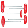 MagicRing T-Handle Key Sets (Measuring System : Inch, Tip Size : 5/32 in, 3/16 in, 7/32 in, 1/4 in, 5/16 in, 3/8 in, Tip Type : Ball Hex)