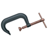 400-P Series C-Clamps (Opening Size : 0 in [Min], 2 1/8 in [Max], Throat Depth : 2 5/8 in, Spindle Diam : 9/16 in)