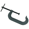 800 Series Forged C-Clamps (Opening Size : 1 1/2 in [Min], 10 in [Max], Throat Depth : 3 3/4 in, Spindle Diam : 3/4 in)