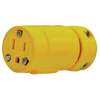 Super-Safeway� Rubber Connectors (Amps : 15.00 A, NEMA/IEC Configuration : 5-15, Cable/Wire Size : 0.335 in [Min], 0.640 in [Max])