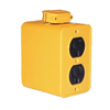 Super-Safeway® Outlet Box Receptacles (Body Cover Material : Plastic, Depth : 3.38 in, Height : 3.880 in)