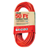 Outdoor Round Vinyl Extension Cords (Conductor Size 1 : 16/3 AWG, Cable Marking : SJTW, Length : 50 ft)