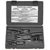 3 Piece Snap Ring Plier Sets (Includes : 9H1221 Retaining Ring Plier, 9H1234 Retaining Ring Plier, 9H65 Retaining Ring Plier w/Ratchet Lock, Plastic Box)