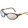 HD 100 Series Safety Glasses (Frame Color : Black w/Orange Accents, Lens Tint : Clear, Lens Coating/Shade : Scratch Resistant Hardcoat)