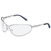 HD 500 Series Safety Glasses (Frame Color : Silver Matte Metal, Lens Tint : Clear, Lens Coating/Shade : Hard Coat)