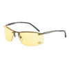 HD 700 Series Safety Glasses (Frame Color : Gunmetal Matte, Lens Tint : Amber, Lens Coating/Shade : Hard Coat)