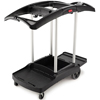 Tri-Bag Waste-Collection Recycling Cart (Global Product Type : Carts Stands, Overall Depth [Nom] : 51 3/4 in, Height Maximum [Nom] : 44 in)